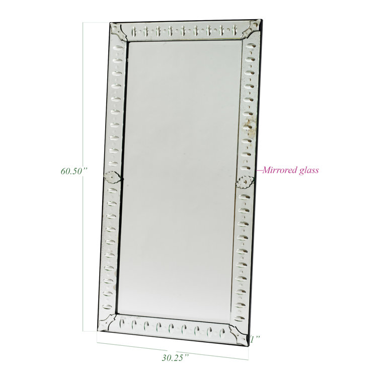 One Allium Way® Rectangle Glass Wall Mirror Wayfair